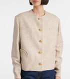 Blazé Milano Gliss linen, cotton, and silk-blend jacket