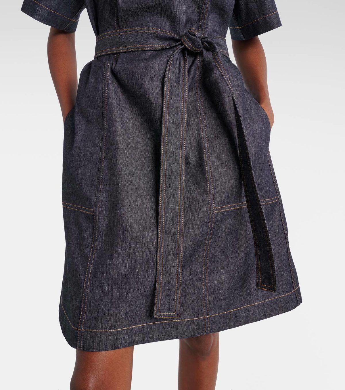 Bottega Veneta Denim midi dress