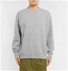 Studio Nicholson - Sixty Double-Faced Mélange Cashmere and Cotton Sweater - Men - Gray