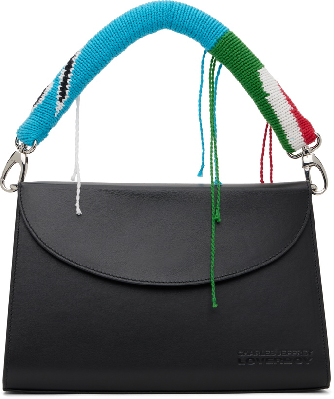 Photo: Charles Jeffrey LOVERBOY Black Bitchy Knit Tube Bag
