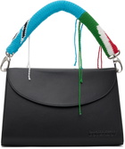 Charles Jeffrey LOVERBOY Black Bitchy Knit Tube Bag