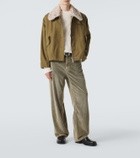 Our Legacy Elongated ribbed-knit cotton-blend top