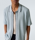 Orlebar Brown Roddy waffle-knit bowling shirt