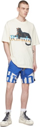 Rhude Blue Cotton Shorts