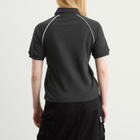 Adidas Women's SST Adicolor Short Sleeve Polo in Black/White
