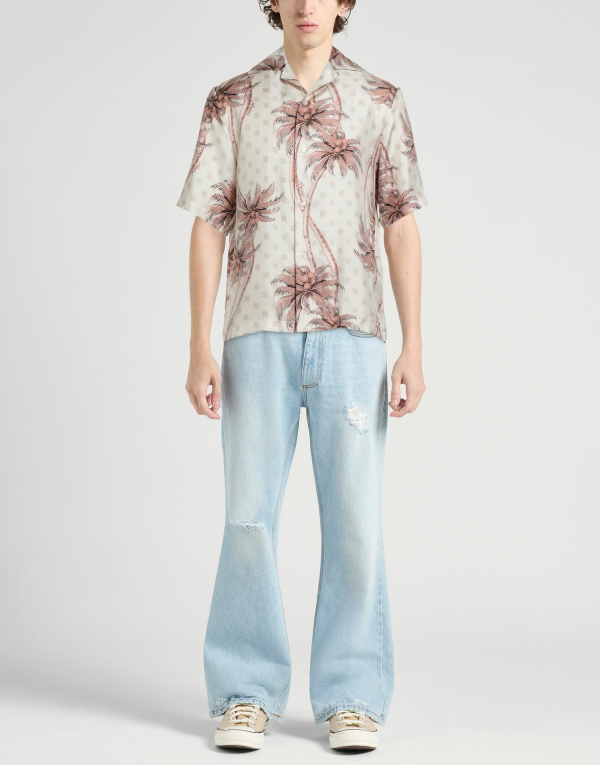 Amiri Mens Shirt in Beige