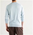 John Smedley - Hatfield Slim-Fit Sea Island Cotton Sweater - Blue