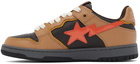 BAPE Brown & Tan SK8 STA Low Sneakers