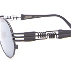 Jean Paul Gaultier Metal Frame Sunglasses in Black