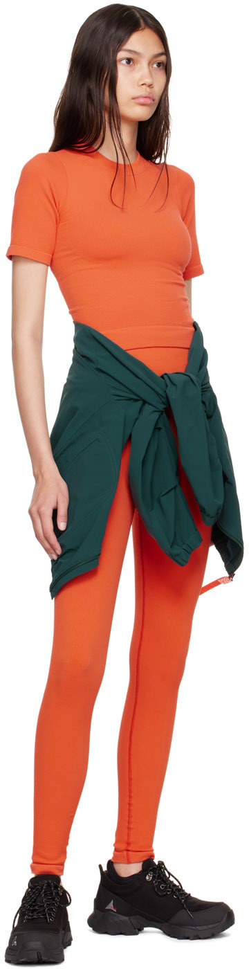 OTTI Orange Biodegradable Nylon Sport Leggings