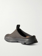Salomon - RX Suede-Trimmed Leather Slip-On Sneakers - Brown