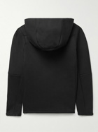 Nike Kidswear - Sportswear Logo-Print Cotton-Blend Tech Fleece Zip-Up Hoodie - Black