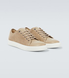 Lanvin DBB1 leather and suede sneakers