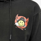 MARKET Men's Smiley Inner Peace Hoodie in Washed Black