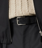 Tod's Braided suede belt