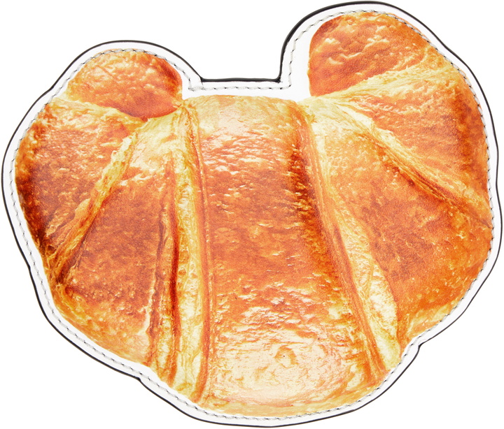 Photo: Moschino Beige Croissant Card Holder