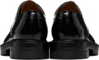 Maison Margiela Black Tabi Lace-Up Derbys