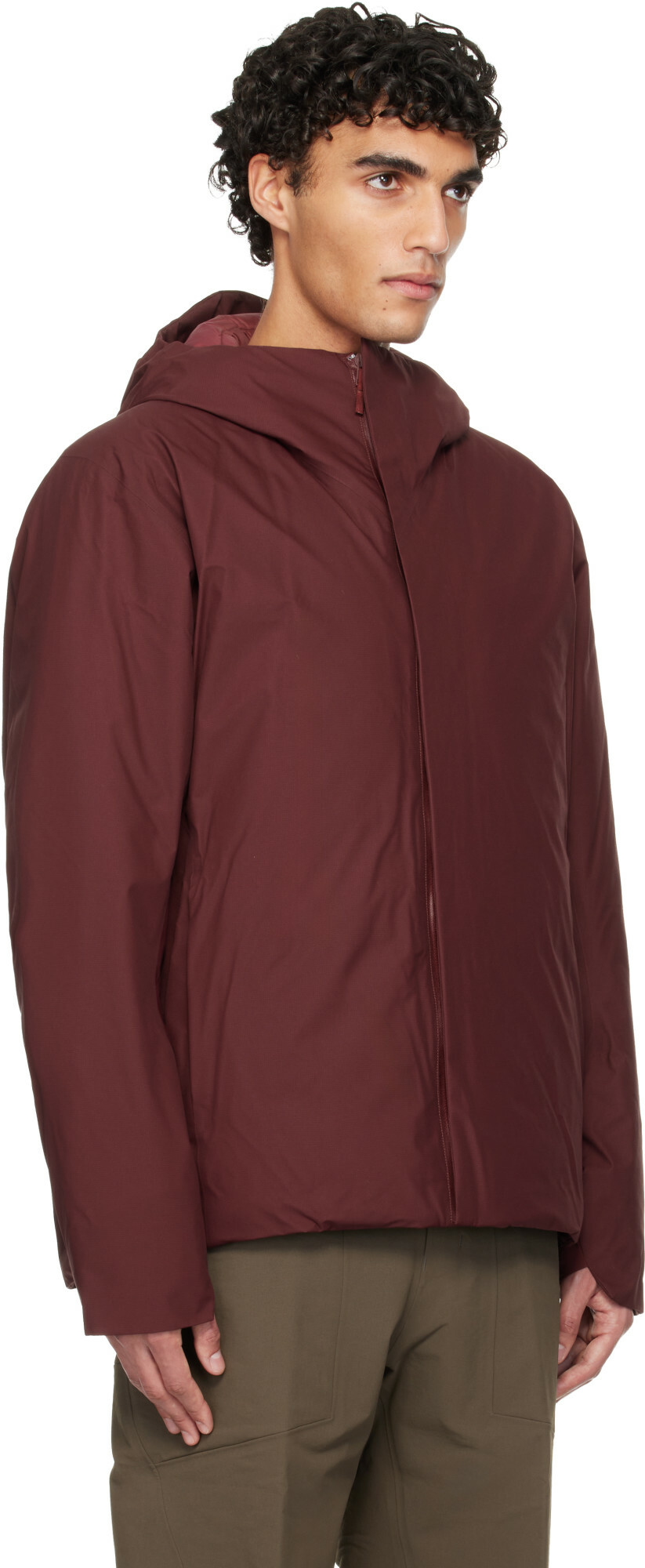 Veilance Burgundy Altus Down Jacket