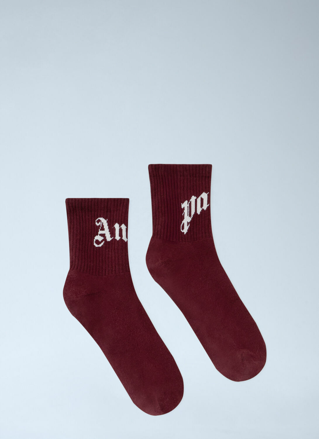 Palm Angels Curved Logo Socks