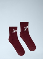 Palm Angels Curved Logo Socks