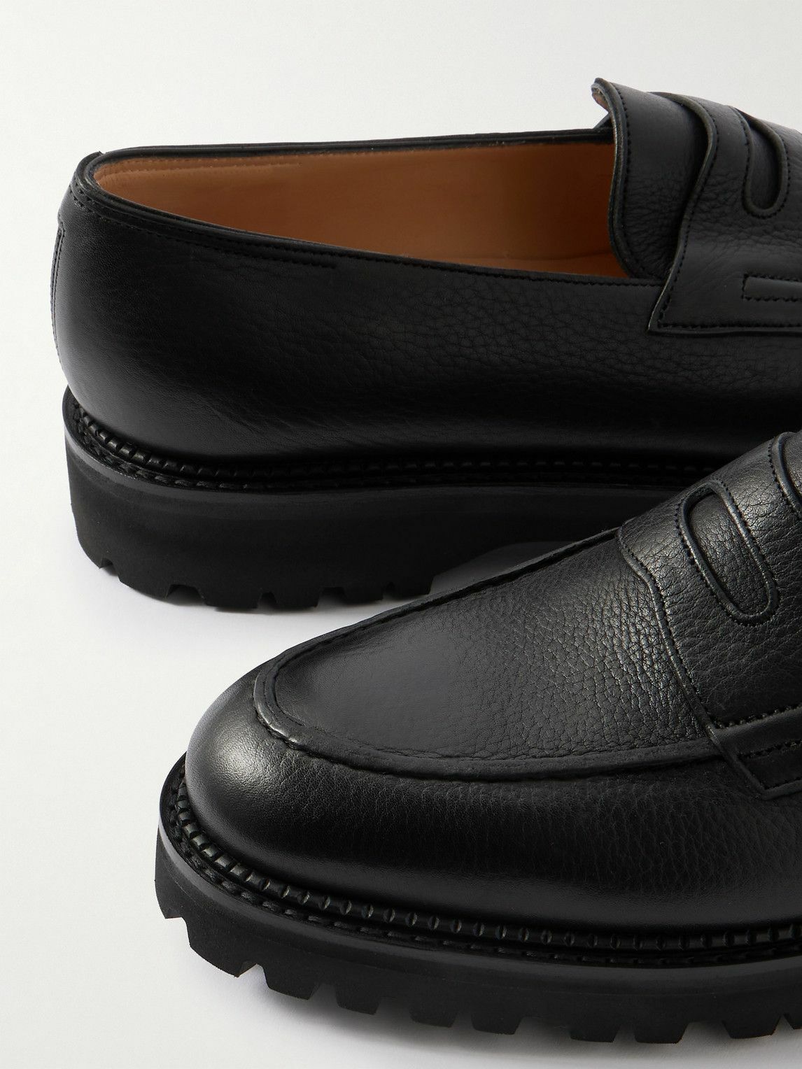 John Lobb - Lopez New Standard Leather Penny Loafers - Black John Lobb