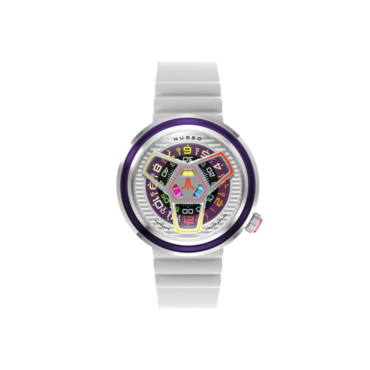 Photo: Nubeo Ventana White Dial Mens Watch NB-6125-01
