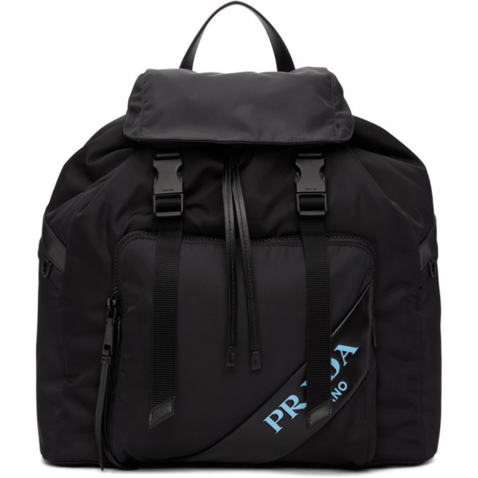 Prada Black Mirage Backpack Prada