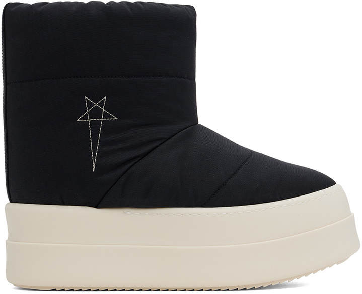 Photo: Rick Owens DRKSHDW Black Porterville Mega Bumper Low Lunar Boots