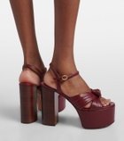 Valentino Garavani Crasher VLogo leather platform sandals