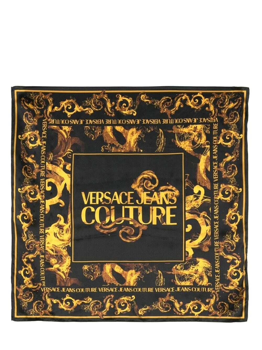 Versace Blue Barocco Foulard Trim Joggers