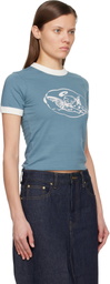 Carhartt Work In Progress Blue Reminiscing Ringer T-shirt