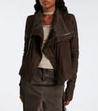 Rick Owens Classic Biker suede jacket