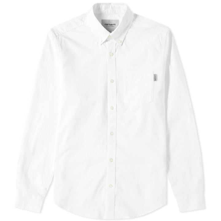 Photo: Carhartt Button Down Pocket Shirt White
