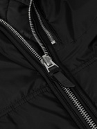 TOM FORD - Padded Leather-Trimmed Shell Gilet - Black