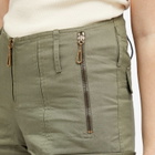 Paco Rabanne Women's Long Cargo Shorts in Green