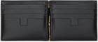 TOM FORD Black Croc Money Clip Wallet