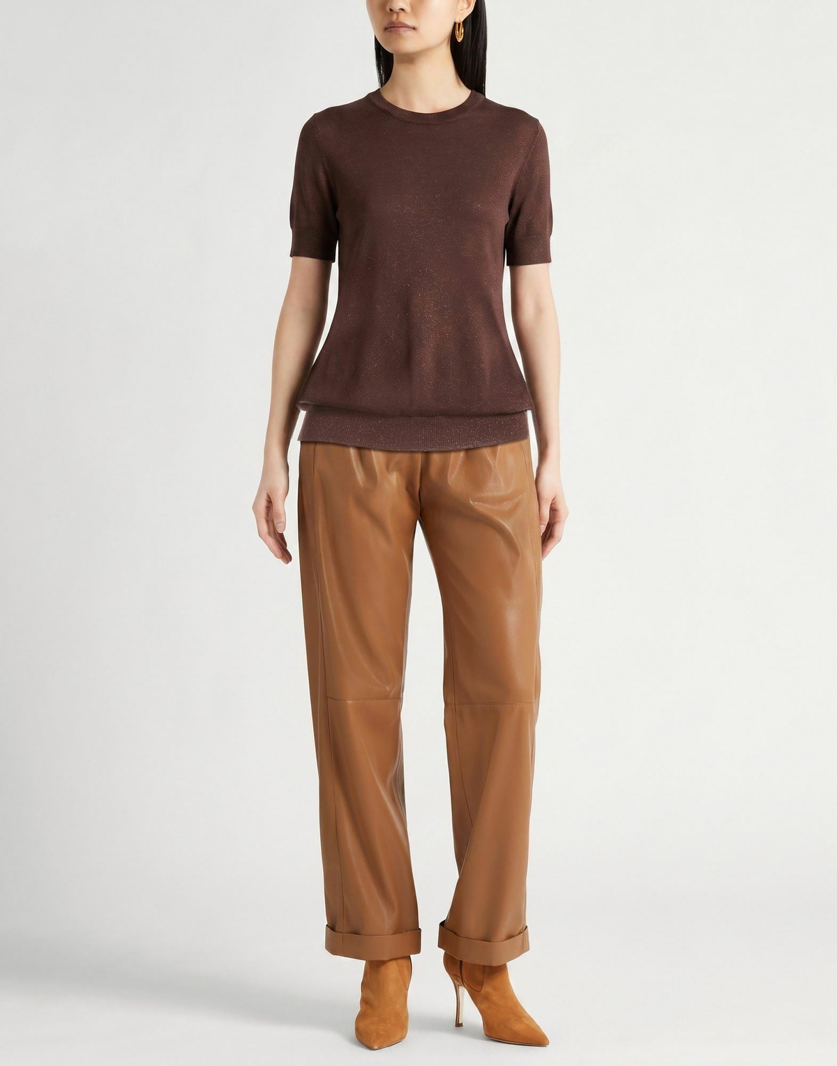 Crossley Womens Sweater Dark in Brown