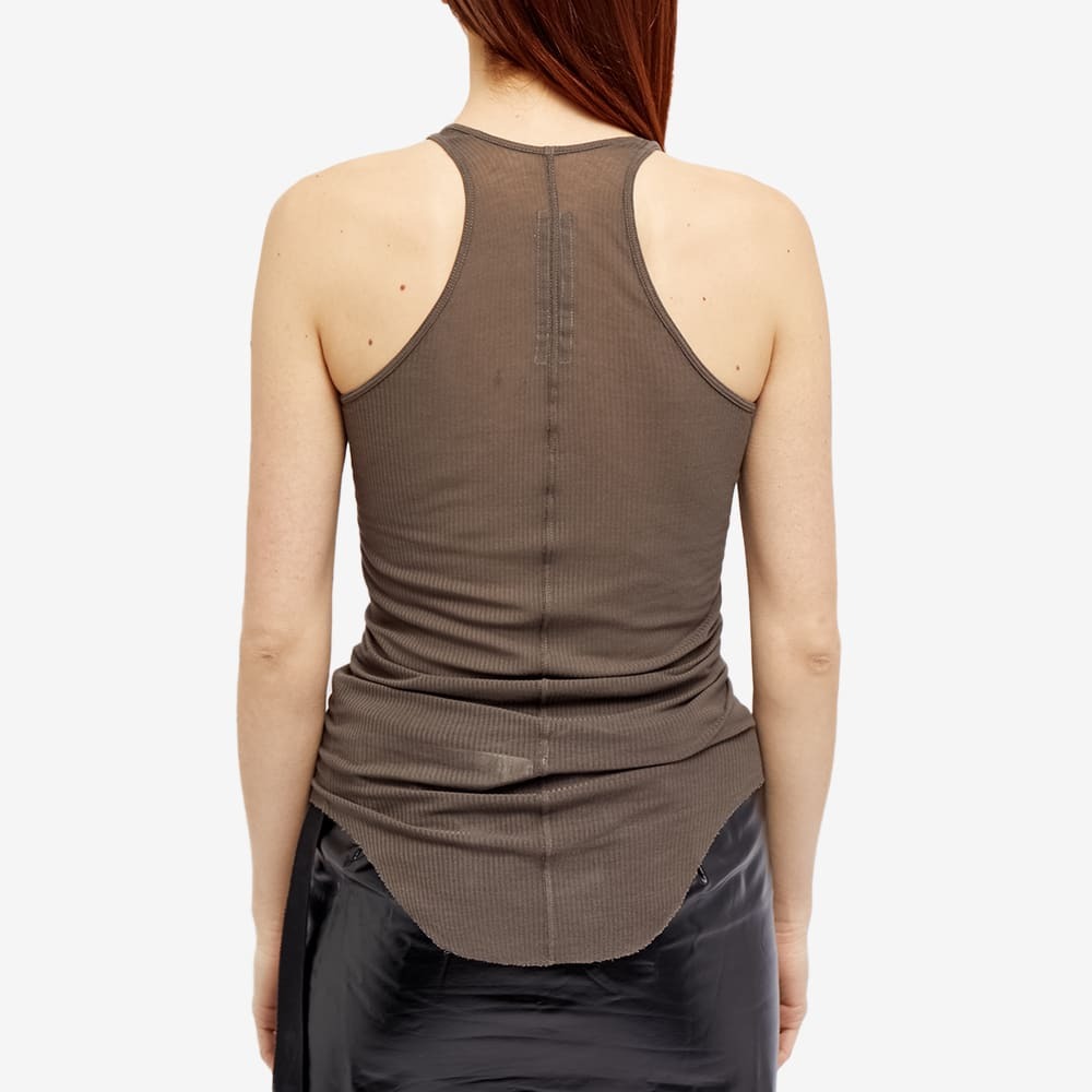 Rick Owens Women's Basic Rib Tank Top in Dust Rick Owens