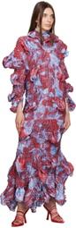 Feben SSENSE Exclusive Multicolor Twist Maxi Dress