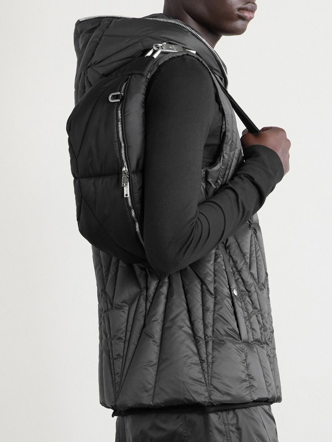 Rick Owens - Moncler Quilted Padded Shell Belt Bag