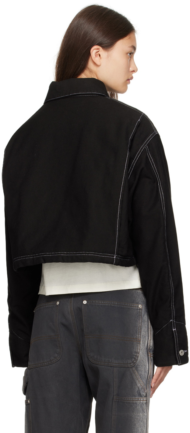 Heron Preston Black Cropped Jacket