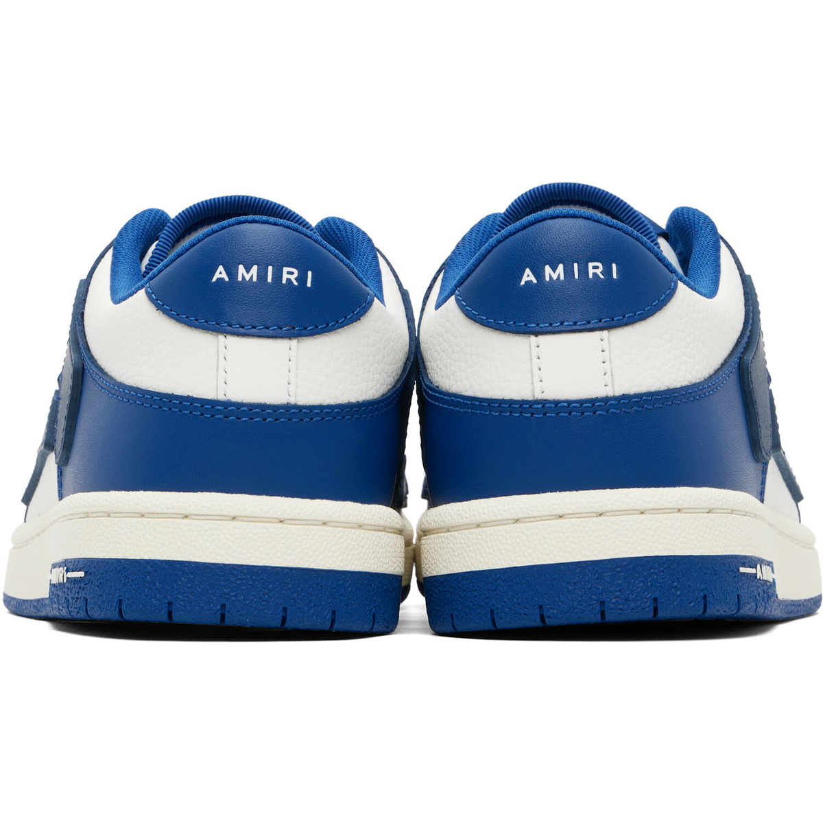 AMIRI Navy & White Skel-Top Low Sneakers