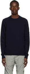 C.P. Company Navy Lambswool Sweater