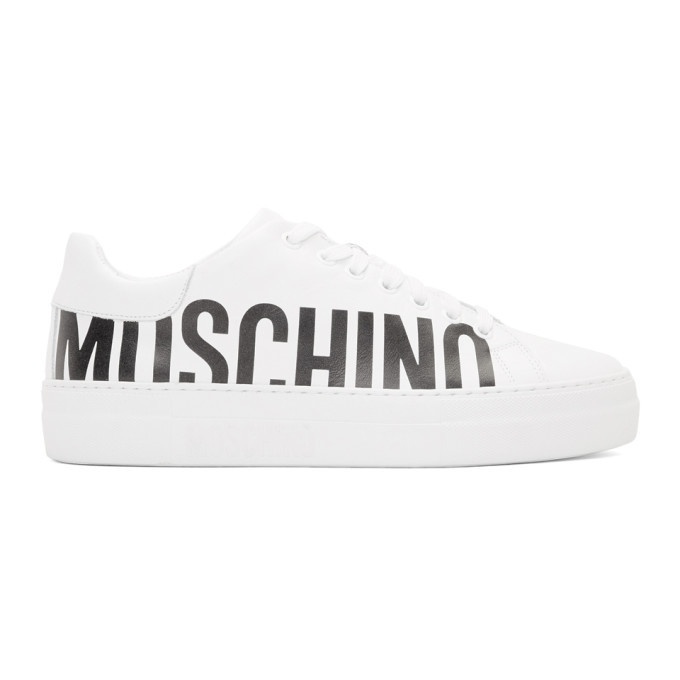 Photo: Moschino White Logo Sneaker