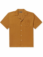 Frescobol Carioca - Angelo Camp-Collar TENCEL Shirt - Brown