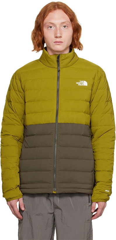Photo: The North Face Green & Gray Belleview Down Jacket