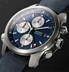 Bremont - ALT1-ZT Automatic Chronograph 43mm Stainless Steel and Leather Watch - Blue