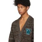 Wales Bonner Brown College Cardigan