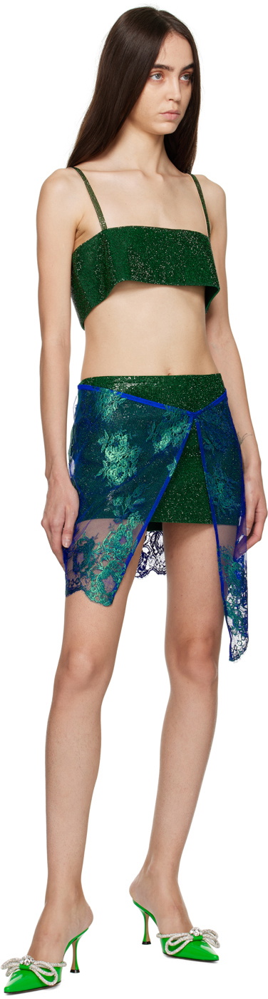 NUÉ Green Flora Miniskirt