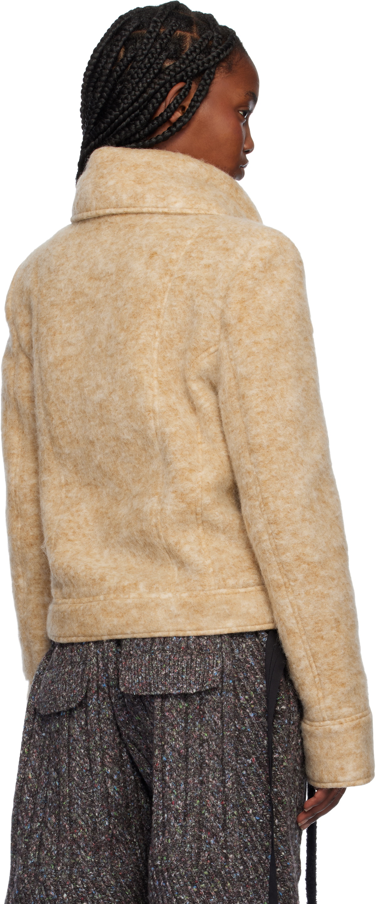 Ottolinger Beige High Collar Jacket